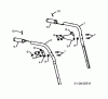 Jonsered ST 2109 E (96191004000) - Snow Thrower (2010-06) Listas de piezas de repuesto y dibujos HANDLE #4
