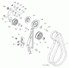 Jonsered ST 2109 E (96191004003) - Snow Thrower (2011-07) Listas de piezas de repuesto y dibujos CHASSIS ENGINE PULLEYS #3