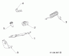 Jonsered ST 2109 E (96191004003) - Snow Thrower (2011-07) Listas de piezas de repuesto y dibujos HANDLE #1