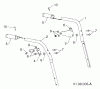 Jonsered ST 2109 E (96191004003) - Snow Thrower (2011-07) Listas de piezas de repuesto y dibujos HANDLE #6