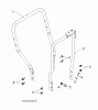 Jonsered ST 2109 E (96191004005) - Snow Thrower (2012-06) Listas de piezas de repuesto y dibujos HANDLE #6