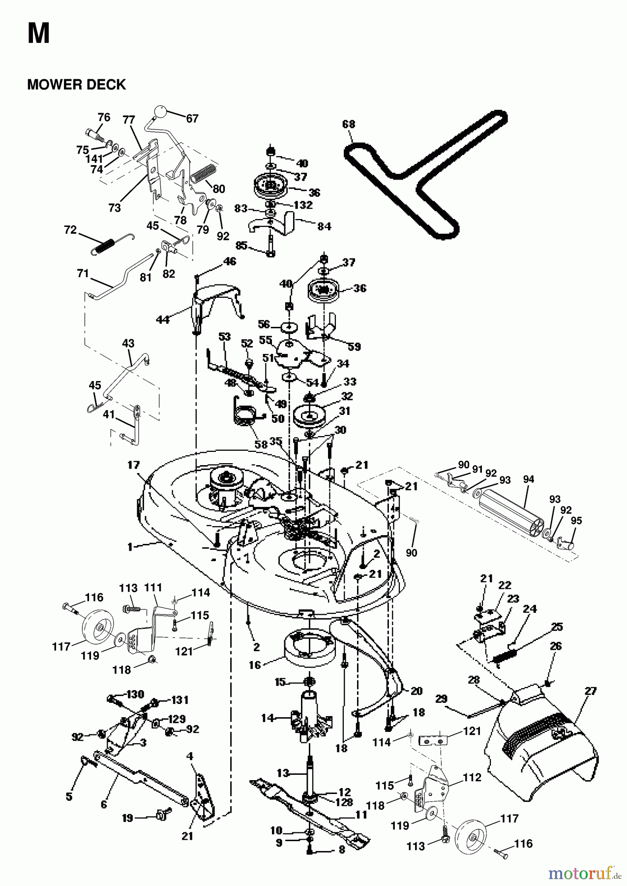  Jonsered Rasen  und Garten Traktoren LT13 - Jonsered 42