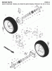 Jonsered ST 2111 E (96191002203) - Snow Thrower (2008-02) Listas de piezas de repuesto y dibujos WHEELS TIRES