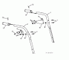 Jonsered ST 2111 E (96191002204) - Snow Thrower (2008-09) Listas de piezas de repuesto y dibujos HANDLE #3