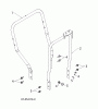 Jonsered ST 2111 E (96191004104) - Snow Thrower (2012-10) Listas de piezas de repuesto y dibujos HANDLE CONTROLS E