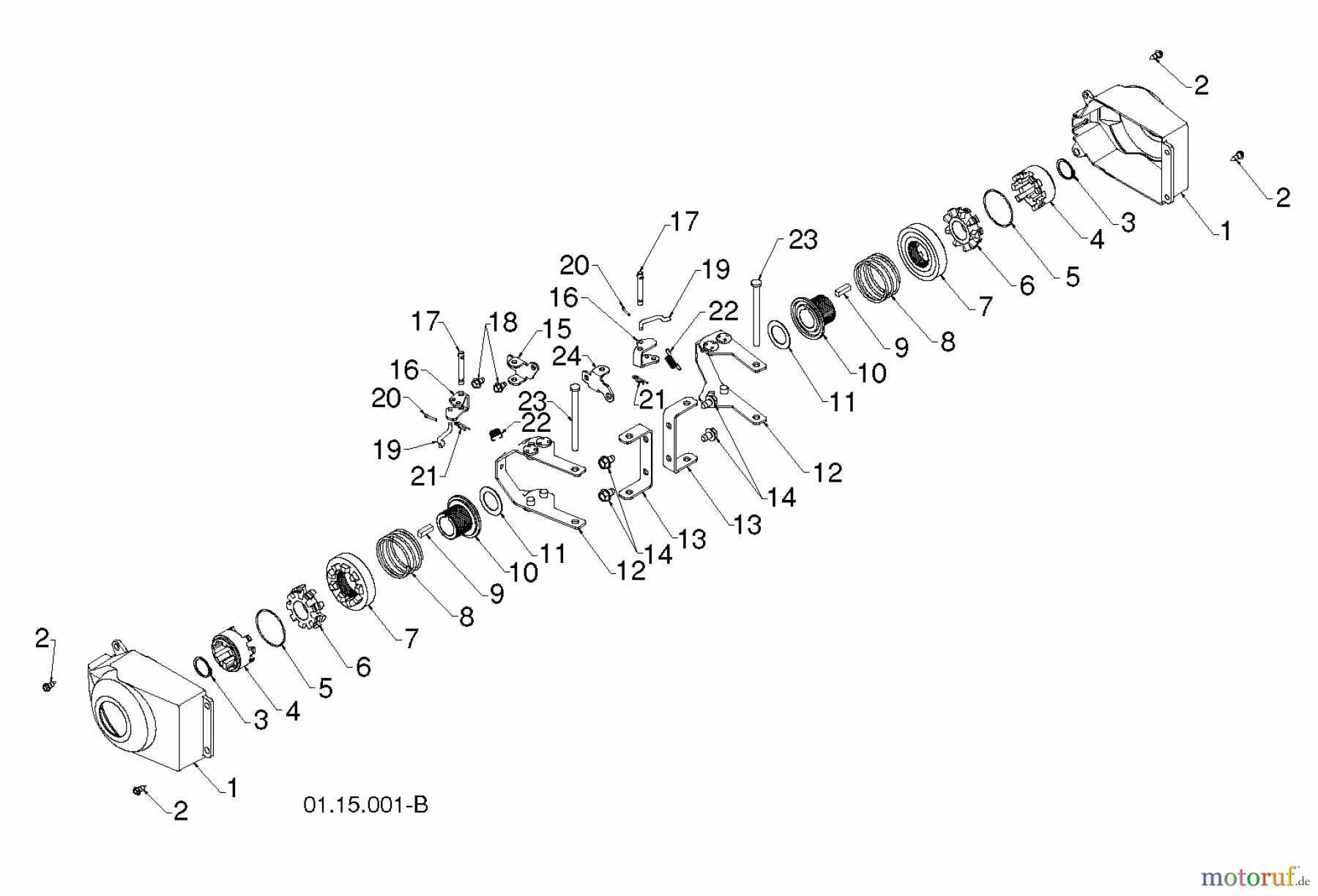  Jonsered Schneefräsen ST 2111 E (96191004104) - Jonsered Snow Thrower (2012-10) WHEELS TIRES #1