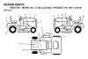 Jonsered LT13A (JLTA13C, 954130046) - Lawn & Garden Tractor (2001-09) Ersatzteile DECALS
