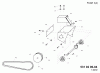 Jonsered T40212 (531020604) - Snow Thrower (1998-09) Pièces détachées BELT GUARD PULLEY