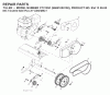 Jonsered CT2105F (96081000100) - Cultivator (2008-07) Listas de piezas de repuesto y dibujos BELT GUARD PULLEY