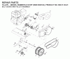 Jonsered CT2105F (96081000102) - Cultivator (2008-07) Listas de piezas de repuesto y dibujos BELT GUARD PULLEY