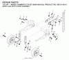 Jonsered CT2105F (96081000102) - Cultivator (2008-07) Listas de piezas de repuesto y dibujos WHEEL DEPTH STAKE ASSEMBLY