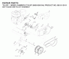 Jonsered CT2105F (96081000104) - Cultivator (2008-04) Pièces détachées BELT GUARD PULLEY