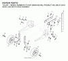Jonsered CT2105F (96081000104) - Cultivator (2008-04) Listas de piezas de repuesto y dibujos WHEEL DEPTH STAKE ASSEMBLY