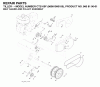 Jonsered CT2105F (96081000105) - Cultivator (2009-01) Listas de piezas de repuesto y dibujos BELT GUARD PULLEY
