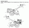 Jonsered CT2105R (96091000100) - Cultivator (2008-07) Spareparts DECALS