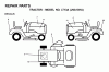 Jonsered LT13A (JNA13HA) - Lawn & Garden Tractor (2001-05) Ersatzteile DECALS