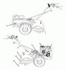Jonsered CT2105R (96091000110) - Cultivator (2012-02) Listas de piezas de repuesto y dibujos DECALS