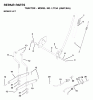 Jonsered LT13A (JNA13HA) - Lawn & Garden Tractor (2001-05) Ersatzteile MOWER LIFT / DECK LIFT