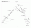 Jonsered GC2125C - String/Brush Trimmer (2008-09) Listas de piezas de repuesto y dibujos BEVEL GEAR