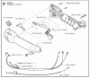 Jonsered BC2125 - Brushcutter (2008-09) Listas de piezas de repuesto y dibujos THROTTLE CONTROLS