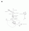 Jonsered GC2236 - String/Brush Trimmer (2008-09) Listas de piezas de repuesto y dibujos FUEL TANK