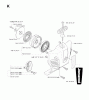 Jonsered CC2236 - String/Brush Trimmer (2008-09) Listas de piezas de repuesto y dibujos STARTER #1