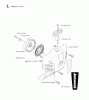 Jonsered BC2236 - Brushcutter (2008-09) Listas de piezas de repuesto y dibujos STARTER #2