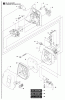 Jonsered BC2236 - Brushcutter (2010-11) Listas de piezas de repuesto y dibujos CARBURETOR AIR FILTER