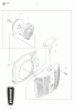 Jonsered BC2255 - Brushcutter (2007-08) Listas de piezas de repuesto y dibujos STARTER