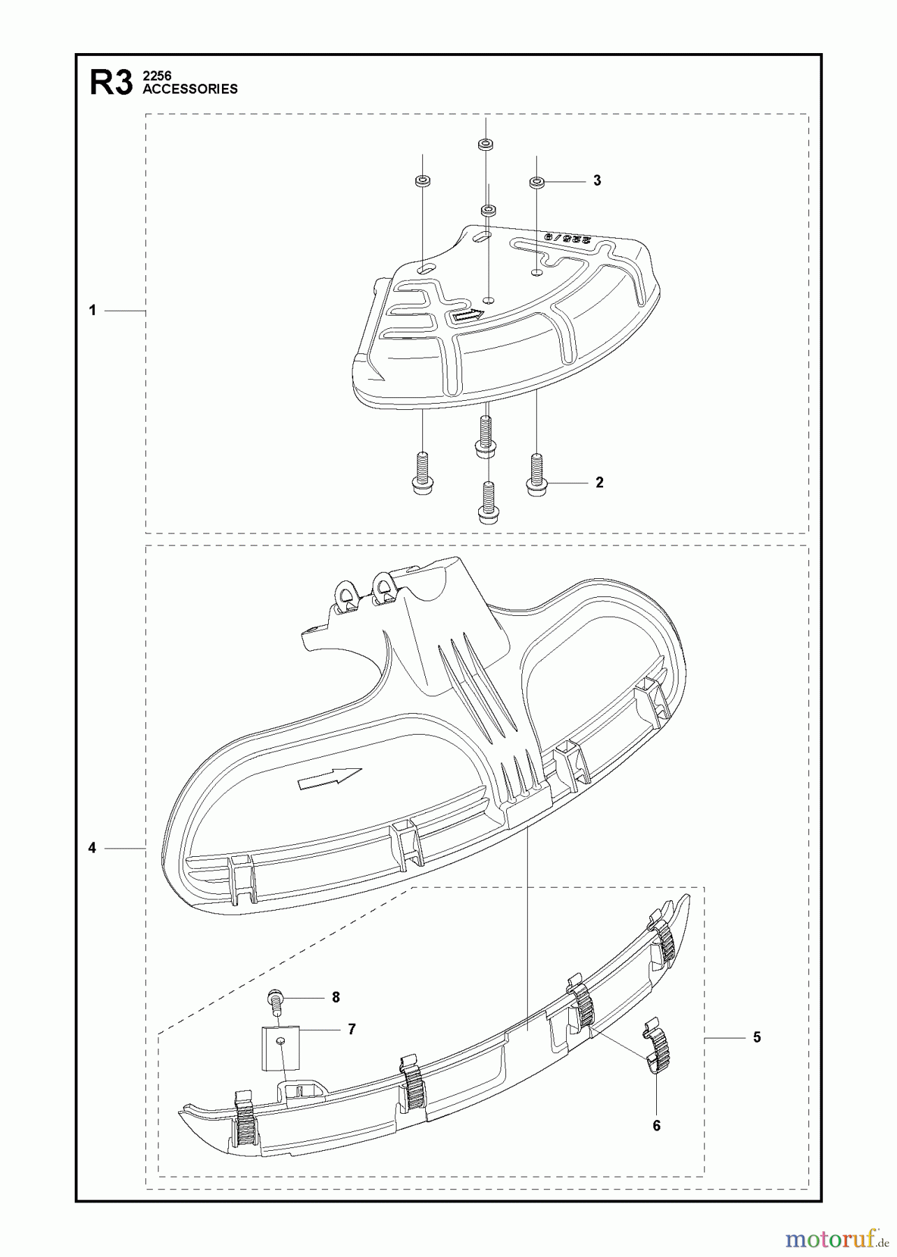  Jonsered Motorsensen, Trimmer BC2256 - Jonsered Brushcutter (2011-01) ACCESSORIES #4