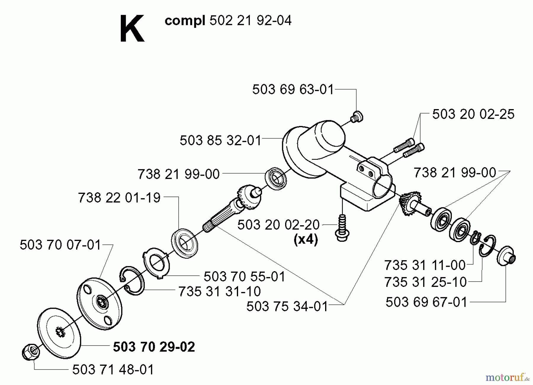  Jonsered Motorsensen, Trimmer BP2040 - Jonsered String/Brush Trimmer (2000-10) STEERING COLUMN