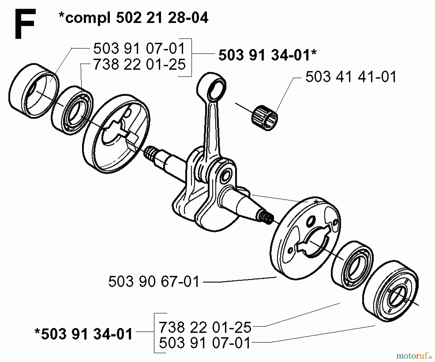  Jonsered Motorsensen, Trimmer BP2040C - Jonsered String/Brush Trimmer (2000-02) CRANKSHAFT
