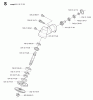 Jonsered BP2052 - String/Brush Trimmer (2001-02) Listas de piezas de repuesto y dibujos STEERING COLUMN