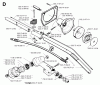 Jonsered BP40 - String/Brush Trimmer (1995-02) Listas de piezas de repuesto y dibujos BEVEL GEAR SHAFT
