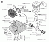 Jonsered BP40 - String/Brush Trimmer (1996-03) Ersatzteile CYLINDER CRANKCASE