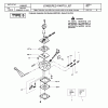 Jonsered HT21 - Hedge Trimmer (2003-01) Listas de piezas de repuesto y dibujos CARBURETOR DETAILS #2