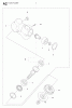 Jonsered FC2255 - String/Brush Trimmer (2008-07) Listas de piezas de repuesto y dibujos BEVEL GEAR