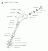 Jonsered GC2052 - String/Brush Trimmer (2008-03) Listas de piezas de repuesto y dibujos BEVEL GEAR