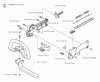 Jonsered GC2042 - String/Brush Trimmer (2008-03) Listas de piezas de repuesto y dibujos HANDLE CONTROLS