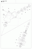 Jonsered GC2053 - String/Brush Trimmer (2009-05) Listas de piezas de repuesto y dibujos BEVEL GEAR