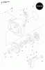 Jonsered GC2043 - String/Brush Trimmer (2009-05) Listas de piezas de repuesto y dibujos STARTER