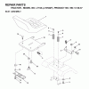 Jonsered LT15A (J15H42F, 954130037) - Lawn & Garden Tractor (2000-04) Listas de piezas de repuesto y dibujos SEAT