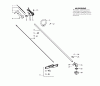 Jonsered GC2126 - String/Brush Trimmer (2009-09) Listas de piezas de repuesto y dibujos SHAFT HANDLE