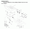 Jonsered LT15A (J15H42G, 954130037) - Lawn & Garden Tractor (2000-04) Listas de piezas de repuesto y dibujos SEAT