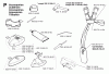 Jonsered GR2026 - String/Brush Trimmer (1997-02) Listas de piezas de repuesto y dibujos ACCESSORIES