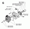 Jonsered GR26 - String/Brush Trimmer (1997-02) Listas de piezas de repuesto y dibujos CARBURETOR AIR FILTER