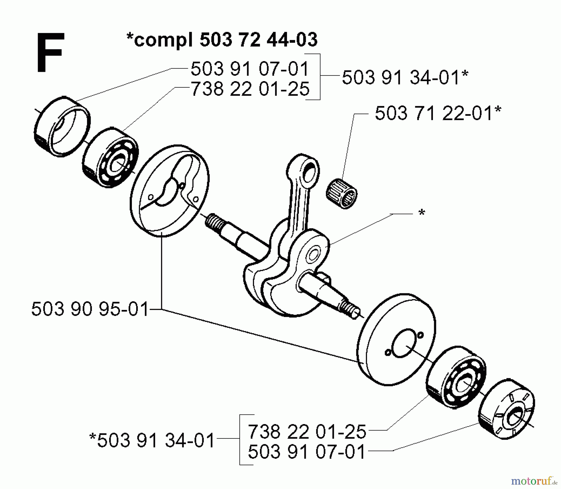  Jonsered Motorsensen, Trimmer GR2026 - Jonsered String/Brush Trimmer (1997-02) CRANKSHAFT