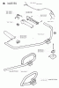 Jonsered GR2026 - String/Brush Trimmer (1997-02) Listas de piezas de repuesto y dibujos HANDLE CONTROLS