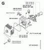 Jonsered GR2026 - String/Brush Trimmer (2000-10) Listas de piezas de repuesto y dibujos CARBURETOR AIR FILTER