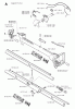 Jonsered GR2026 - String/Brush Trimmer (2000-10) Listas de piezas de repuesto y dibujos SHAFT HANDLE